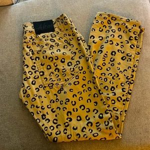 Akoo Pants Size 36 Cheetah Print